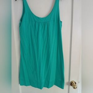 New York & Company Green Sleeveless Sundress